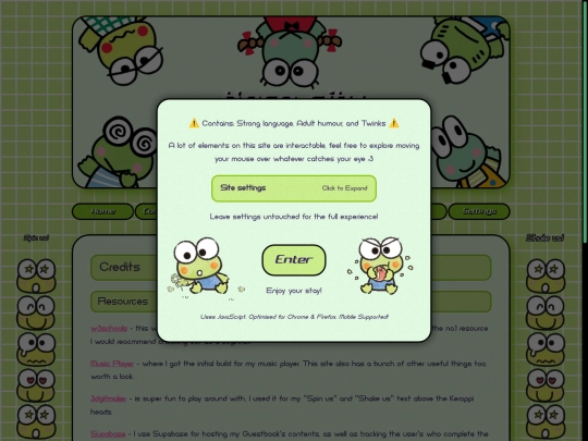 Credits screenshot