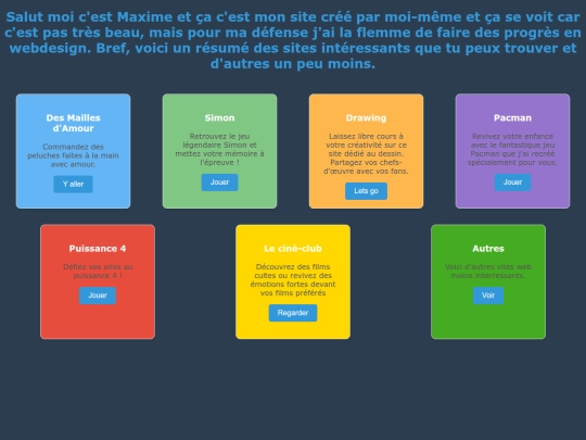 VoiciMesSites screenshot