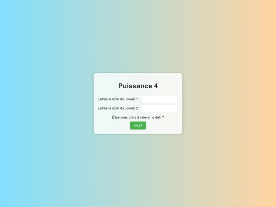 puissance4 screenshot
