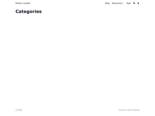 categories screenshot