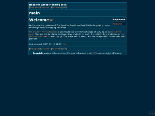 index screenshot