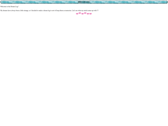 dream-log-entries/0 screenshot