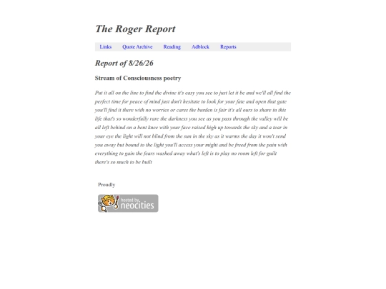 index screenshot