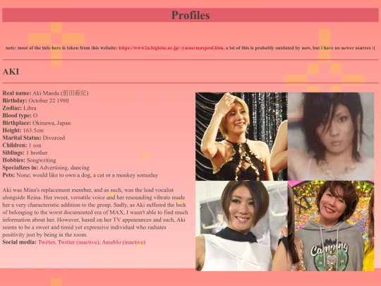 profiles/aki screenshot