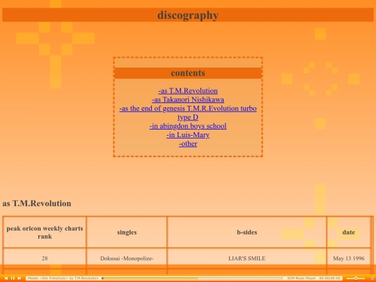 tmrdiscography screenshot