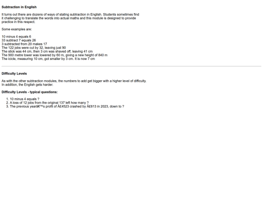 cinnamon/learning_cards/subtraction_english screenshot