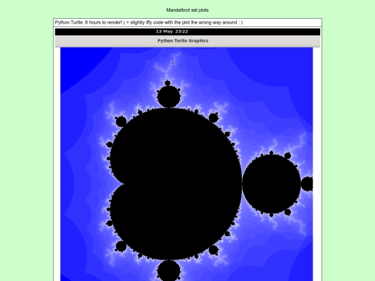mandelbrot screenshot