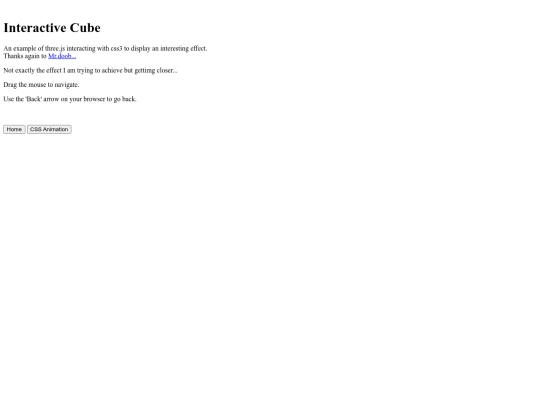 CssCube screenshot
