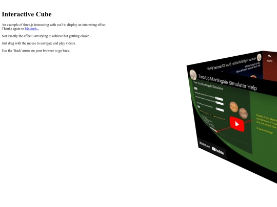 InteractiveCube screenshot