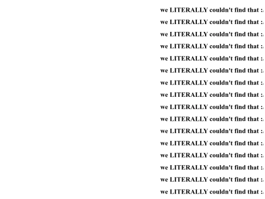 not_found screenshot