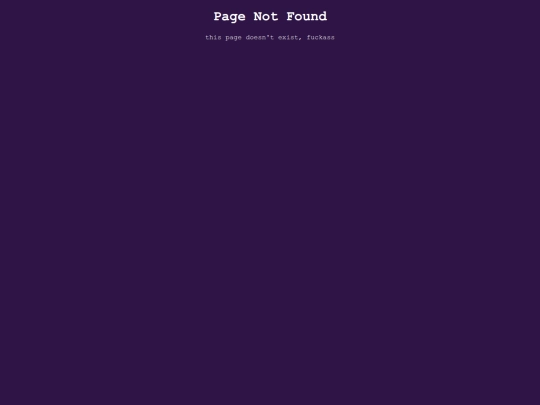 not_found screenshot