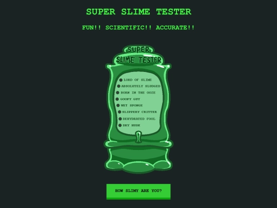 slime-tester screenshot