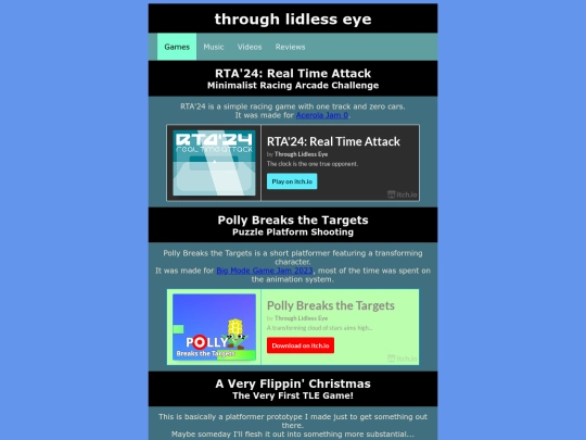 Games screenshot