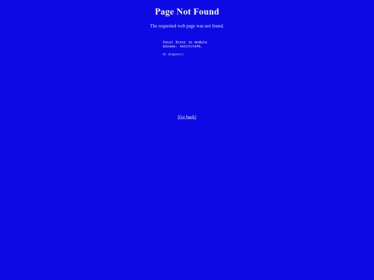 not_found screenshot