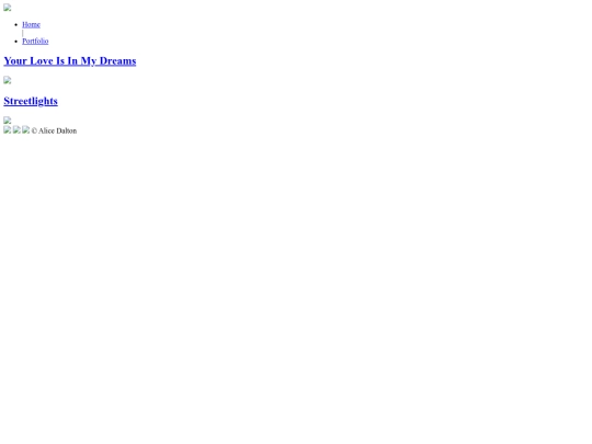 portfolio screenshot