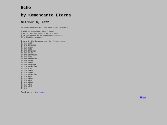 echo screenshot