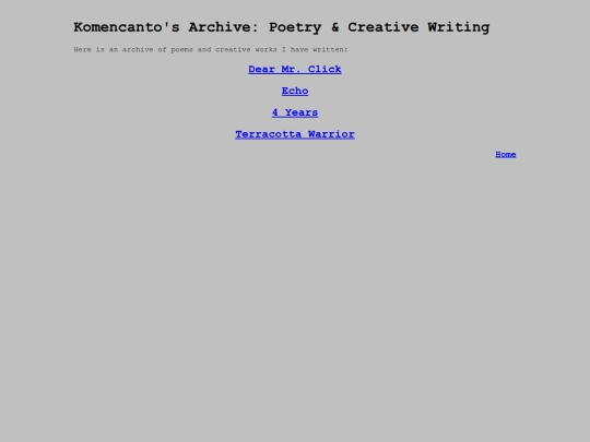 poetry-creative screenshot