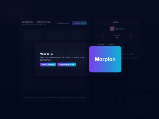 morpion screenshot