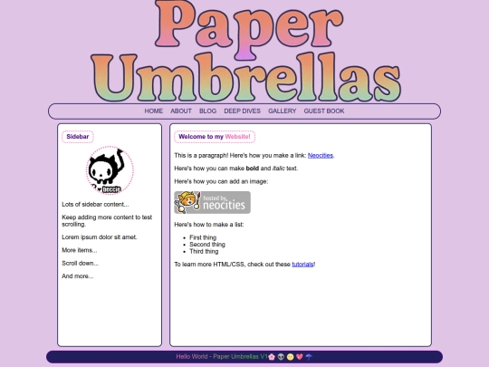 index screenshot