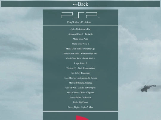 psp-list screenshot