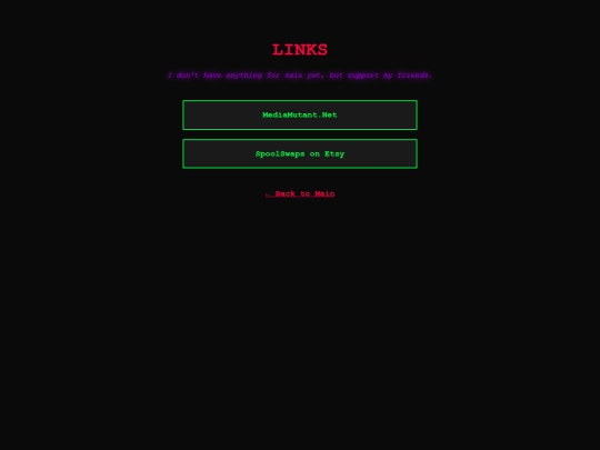 links screenshot
