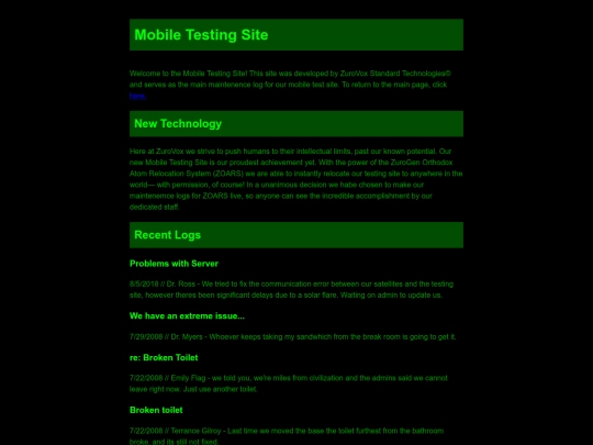 ZOARS screenshot