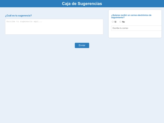 cajasugerencias screenshot