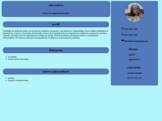 hoja de vidaalix screenshot