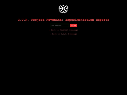 G.U.N. Website/about_the_project screenshot