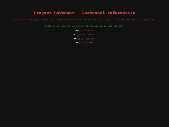 G.U.N. Website/old or unused versions/about_the_subjects_v5 screenshot