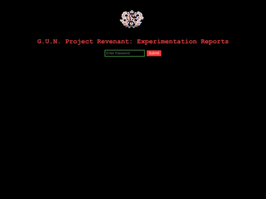 G.U.N. Website/this_isnt_right screenshot