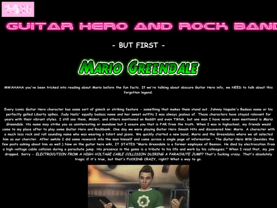 MarioAndFacts screenshot