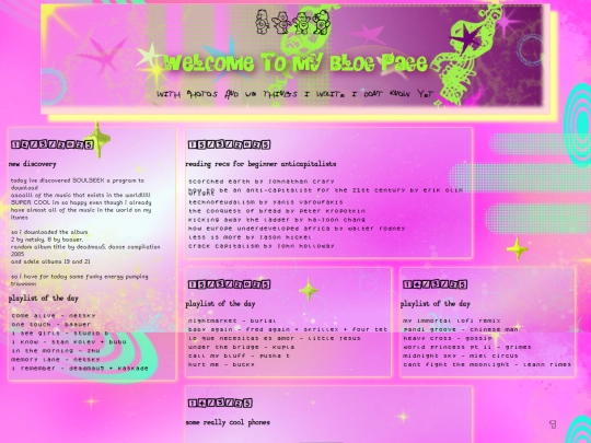 blog screenshot