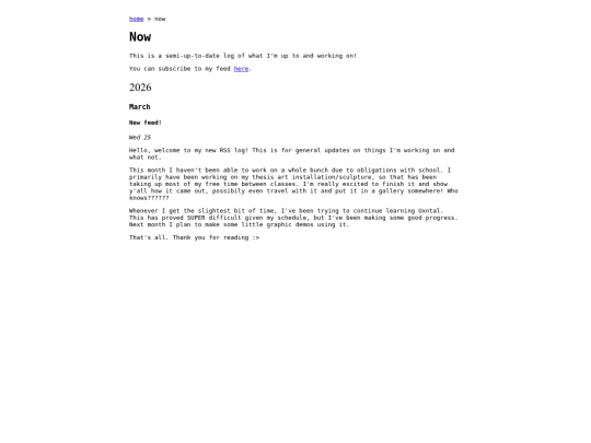 now screenshot