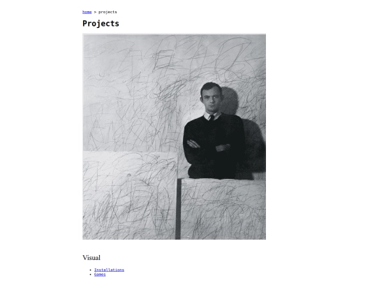 projects screenshot