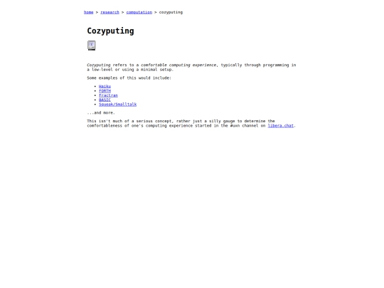 research/computation/cozyputing screenshot