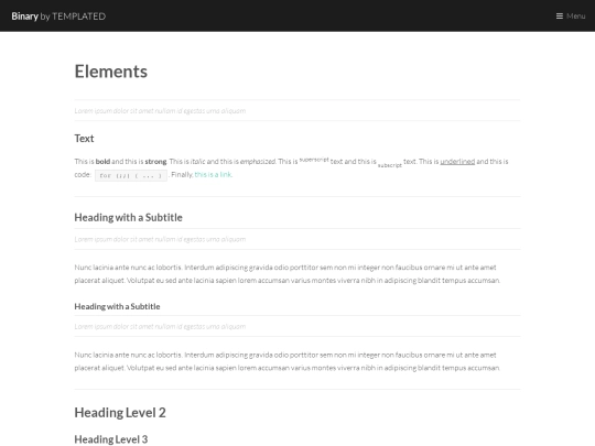 elements screenshot