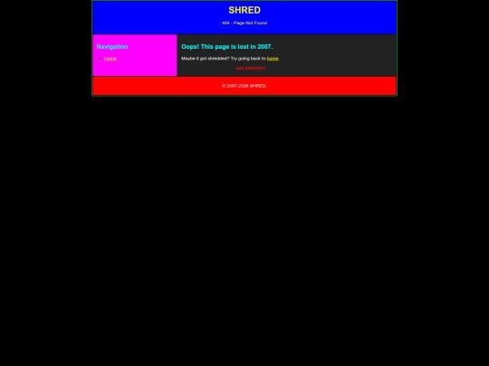 not_found screenshot