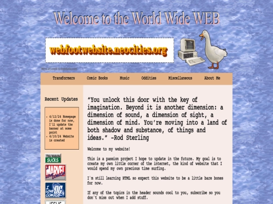 index screenshot