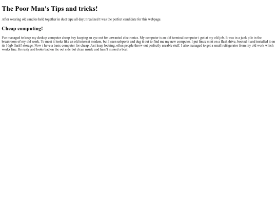 pub/tips/tipsandtricks screenshot