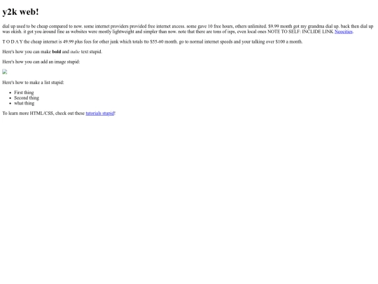 pub/y2k/web screenshot