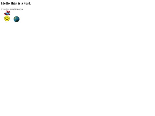 test screenshot