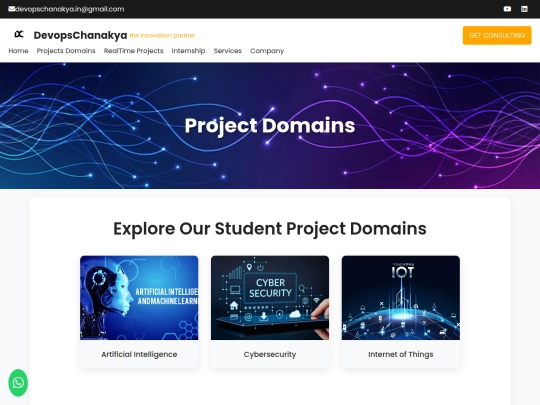 projects screenshot