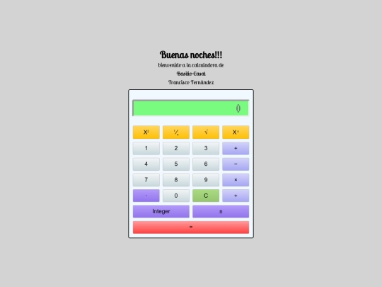 calculadora screenshot