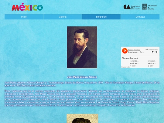 biografías screenshot