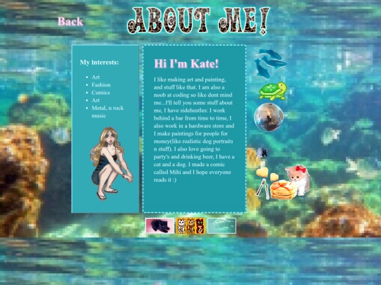 aboutme screenshot