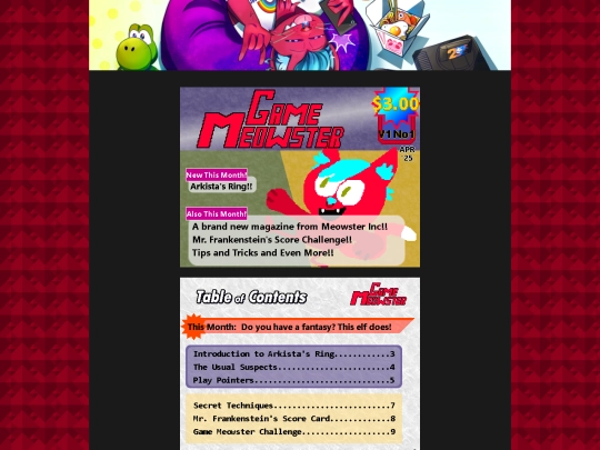mag/v1n1/arkista screenshot