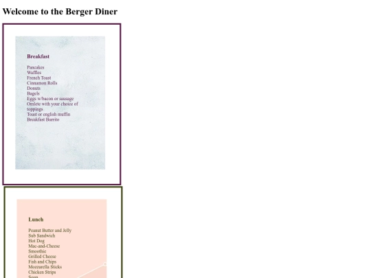Resturant-Menu-Assignment screenshot