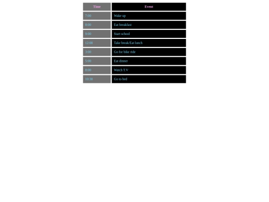 Stylish-Schedule-Assignment screenshot