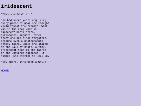poetry/iridescent screenshot
